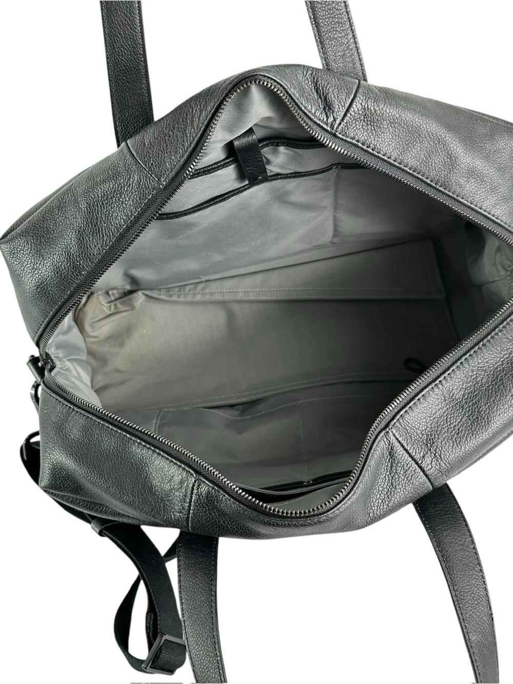Genuine AWAY The Everywhere Bag Black Leather Travel Bag Weekender Carry On - Picture 15 of 15